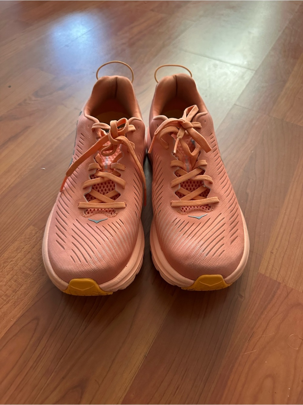 Hoka Rincon   Peach Lace-Up Women's Running Shoes Size 8